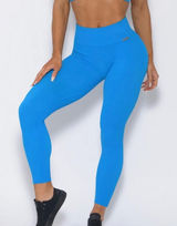 NEW Bombshell sportswear Seamless cobalt blue leggings US Small Photo 0
