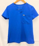 FIGS Scrub Set Catarina XS & Yola Skinny XS Royal Blue Photo 0