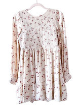 American Eagle Outfitters Women's Cream Floral Boho Babydoll Dress XS Photo 0