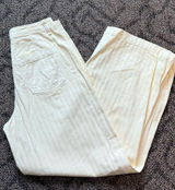 Old Navy High Rise Baggy Wide Leg Light Yellow Denim Pants 100% Cotton Photo 0