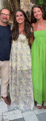 Yellow floral dress Photo 0