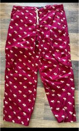 Vintage Abercrombie & Fitch Red Moose Print Lounge Pants Photo 0