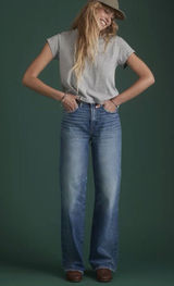 AE77‎ Premium Stovepipe Jeans High Rise Relaxed 32” Inseam Cotton Womens Size 4 Photo 0