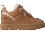 Ugg Lowmel Sneakers Suede Sheepskin Insulated Low Top Lace Up Chestnut 7 Photo 0