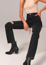 ABERCROMBIE Ultra High Rise 90’s Straight Jean Photo 0
