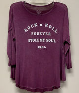 Grayson Threads Rock & Roll Forever Stole My Soul 1986 Tee Shirt Photo 0