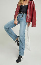 PacSun 90s Boyfriend Light Blue Straight-Leg Women’s Jeans Photo 0