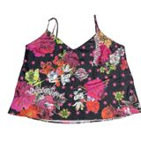 Victoria’s Secret Cami Tank‎ Top Women's Large Multicolor Floral Adjustable Y2K Photo 0