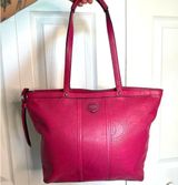 COACH Pink Signature Shoulder Bag Tote Photo 0