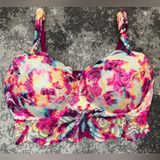 Victoria's Secret PINK multicolor lace push-up bralette Size S 34 A-C 32 C-D Photo 0