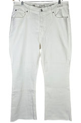 J. Crew 9" demi-boot crop jean in white wash‎ 33 NWT Photo 0