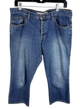 Abercrombie‎ & Fitch 100% Cottom Med Wash Straight Leg Jean Capris Made In USA 8 Photo 0