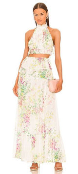 Sabina Musayev Ines‎ Midi Skirt Resort Vacation Summer Medium Photo 0