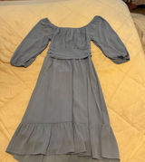 Small dokotoo blue dress , never worn still has tags Photo 0