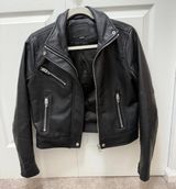 BLANKNYC Faux Leather Jacket Moto Black Photo 0