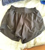 Black Lululeon shorts size 4 4’ Photo 0
