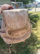 Coach Vintage Kyra Daisy Signature Backpack Photo 0