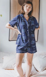 Printfresh Eyes of the World Pajamas Short Sleep Set L Photo 0