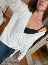A new day wrap sweater Photo 0