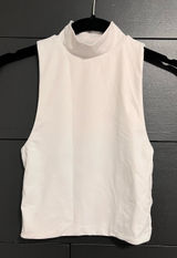 ARITZIA BABATON Turtle Neck Smoothing Tank Top White Sz XXS EUC Photo 0