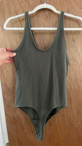 Abercrombie and fitch earthy green bodysuit Photo 0