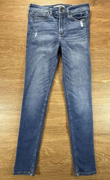 Abercrombie & Fitch Women's 2S Super Skinny Jeans Distressed Blue W26 L29 Photo 0