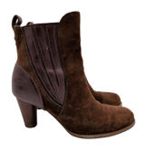 UGG Olivia Chelsea Heeled Boots Women Brown Suede Leather‎ Ankle 8.5 5597 Photo 0