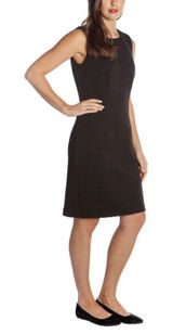 Mario Serrani‎ Sleeveless Black Sheath Dress Small Photo 0
