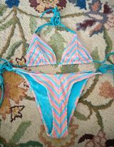 Triangl Swimwear Vinca Sherbet Stripe Pastel Terry cloth Towelling Bikini Photo 0