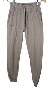 White Fox Sweatpants Women XS Beige Jogger Elastic Waist Logo‎ Loungewear Photo 0