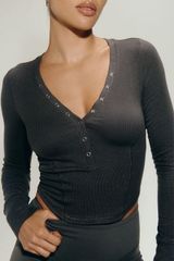 Garage Grey Henley Photo 0
