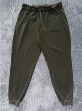 Lululemon Women's Jogger Pants On The Fly Luxtreme Dark Olive Green Size 14 Photo 0