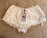 Princess Polly Micro Lace Trim Shorts Photo 0