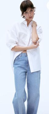 Wide Leg High Rise Jeans Photo 0
