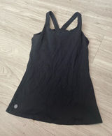 Athleta Black Cross-Back Tank Top Photo 0