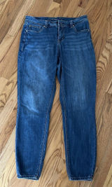 Seven7 Jeans 12 Dojo Style Skinny Embellished Pockets Rinse Wash Blue‎ Denim Photo 0