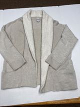 Nic + Zoe cardigan size small (b5) Tan Photo 0