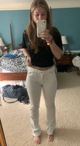 Gap White Boot Cut Jeans Photo 0