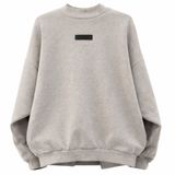 Fear‎ of God Essentials Hoodie S Taupe Gray Oversized Pullover FOG Photo 0