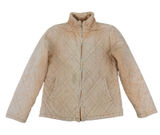 Vintage Forecast Sport Womens Quilted Corduroy Jacket Full Zip Beige Large 44‎ Photo 0