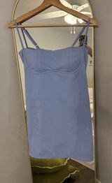 Kimberly C Powder Blue Athleisure Dress Photo 0