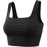 House of Harlow 1960 Black Knit Square Neck Cropped‎ Tank Top Medium Boho Chic Photo 0