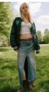Denim Skirt Photo 0