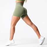 NVGTN Green Pro Seamless Shorts High Rise Medium Women Photo 0