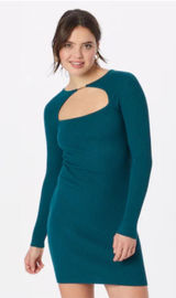NWT Abercrombie & Fitch Ribbed Dress Women's S Blue French Girl Style Photo 0