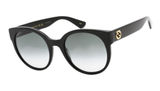 GUCCI GG0035SN Black Women's Sunglasses with Gold Logo Photo 0