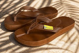 The Healing Sole Original Brown Orthopedic Recovery Flip Flop Sandals Womens W7 Photo 0