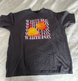 white fox t shirt Black Photo 0