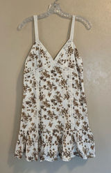 NWT No Boundaries Crochet Trim Mini Dress sz M 8-10 Photo 0