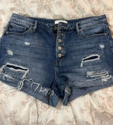 KanCan Denim Shorts USA Distressed High-Rise Photo 0